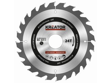 KRT020410 - Pilový kotouč na dřevo 165mm, 24T