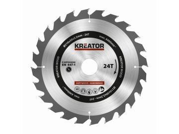 KRT020420 - Pilový kotouč na dřevo 210mm, 24T