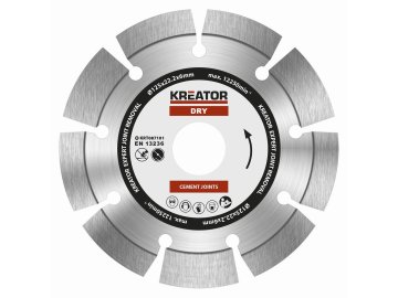 KRT087101 - Diamantový kotouč brusný 125mm EXPERT 6mm SEGMENT