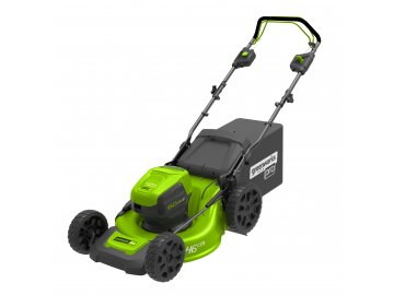 Greenworks GD60LM46SP - 60 V aku travní sekačka 46 cm 3 v 1 s indukčním motorem a pojezdem