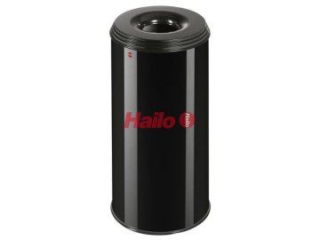 Hailo ProfiLine Safe 50 černý - samozhášecí odpadkový koš