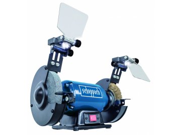 Scheppach SM 150 LB - dvoukotoučová bruska - kotouč/kartáč