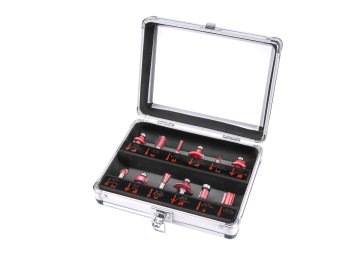 frézy tvarové do dřeva, s SK plátky, sada 12ks