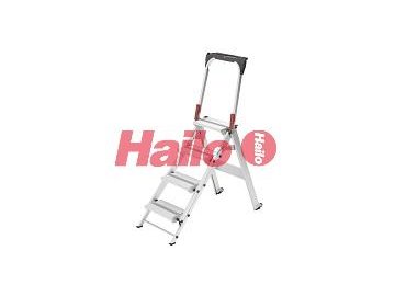 Hailo ST100 TopLine 4-stupňové - profesionální průmyslové hliníkové bezpečnostní schůdky