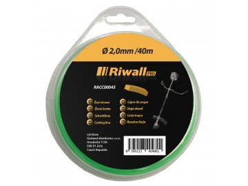 Riwall PRO Žací struna pr. 2mm, délka 40m, čtvercový průřez