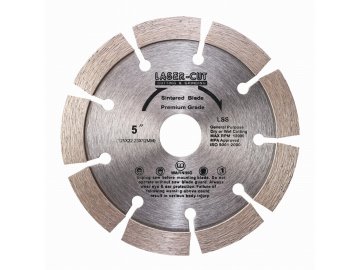 L00107 - Diamantový kotouč segmentový 125 x 22,23 x 12mm LSS