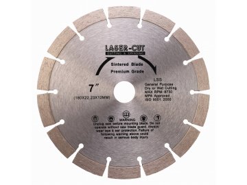 L00109 - Diamantový kotouč segmentový 180 x 22,23 x 12mm LSS