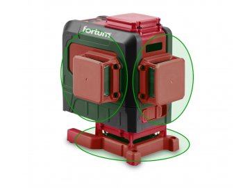 laser zelený 3D liniový, křížový samonivelační