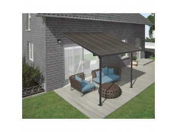 Palram Capri 3000 antracit 3 x 3 - hliníková (montovaná) pergola