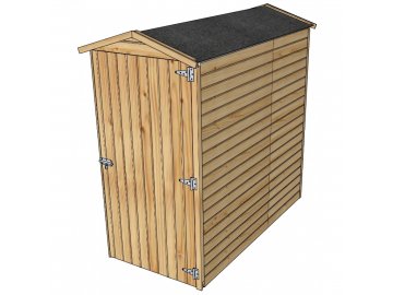 dřevěný domek SOLID ANITA 2 - 90 x 183 cm (S858-1) LG2390
