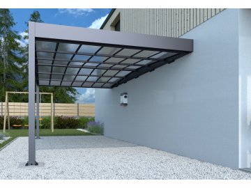 kovový přístřešek / carport TRIGANO JARDIN LIBECCIO WALL