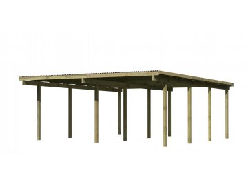 dvojitý carport KARIBU ECO 2A 73092
