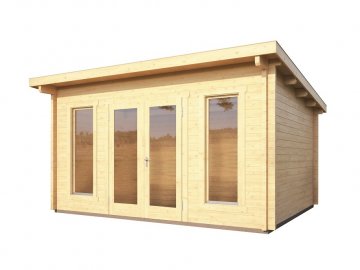dřevěný domek KARIBU STAVANGER 1 (82875) natur LG2482
