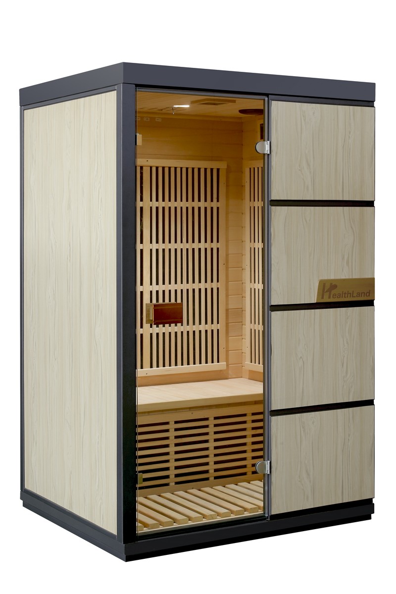 HealthLand Infrasauna DeLuxe 2222 Carbon BT