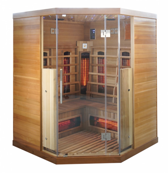 BAZENY-OBCHOD Infrasauna Cedr Superior 3/4 Lux