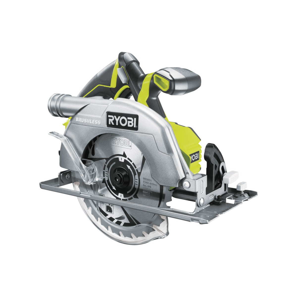 Ryobi R18CS7-0 - aku 18 V bezuhlíková okružní pila ONE+