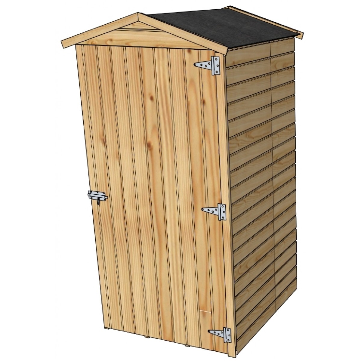 Lanitplast dřevěný domek SOLID ANITA 1 - 90 x 96 cm (S879-1) LG2389