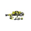 Ryobi R18CK4-252S - aku 18 V set (R18DD3 + R18T-0 + RRS1801M + R18CSP + 1 x 5,0 Ah + 1 x 2 Ah baterie + nabíječka)