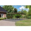 dvojitý carport KARIBU BASIC 1 62039 LG3142