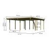 dvojitý carport KARIBU BASIC 2 62043 LG3294