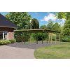 dvojitý carport KARIBU BASIC 2 62045 LG3295