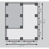 dvojitý carport KARIBU BASIC 2 73096 LG3350