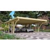 carport KARIBU CLASSIC 3C 61980 ocelové střešní plechy LG3368