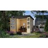 hybridní domek KARIBU JUPITER D (93419) světle šedý / antracit LG4078