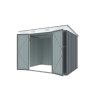 Riwall PRO RMSP 6x8 Anthracite - zahradní domek kovový 2,4 x 1,8 m s pultovou střechou antracit