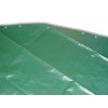 Krycí plachta SUPREME pro oválné bazény Orlando Premium 3,66 x 7,32 m - zelená