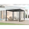 hliníková bioklimatická pergola LANITPLAST BASIC 3x3 m LG4292