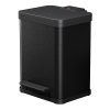 Hailo Öko uno Plus M černý matný - nášlapný koš