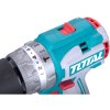 Vrtací šroubovák AKU s příklepem TOTAL, brushless, 20V Li-ion (2x), industrial