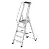 HAILO Master P80 - 5-stupňové hliníkové bezpečnostní schůdky s madlem