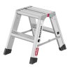 Hailo Master D80 - hliníkové schůdky 2x2 nášlapy