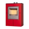 HS Flamingo Evenes červená - krbová kamna