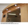 INFRASAUNA DeLUXE 4440 CB/CR rohová