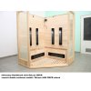 INFRASAUNA DeLUXE 4440 CB/CR rohová