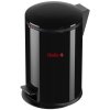 Hailo Pure M černý - designový odpadkový koš