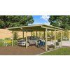 dvojitý carport KARIBU BASIC 1 62035 LG1879