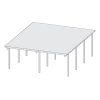 dvojitý carport KARIBU BASIC 2 62041 LG1880