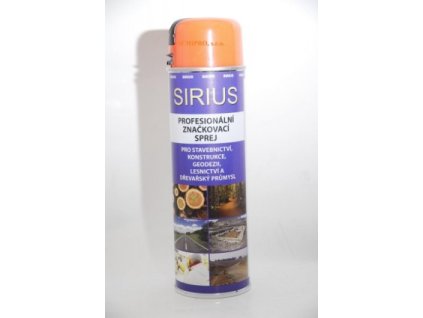 7110 znackovaci sprej sirius standard 500ml oranzovy