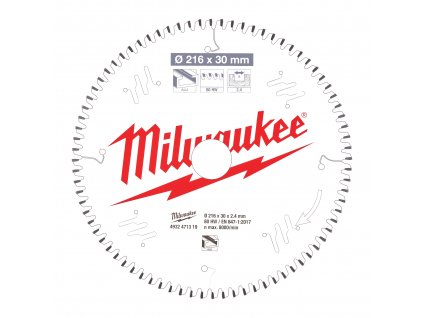 Milwaukee Řezné kotouče k pokosovým pilám