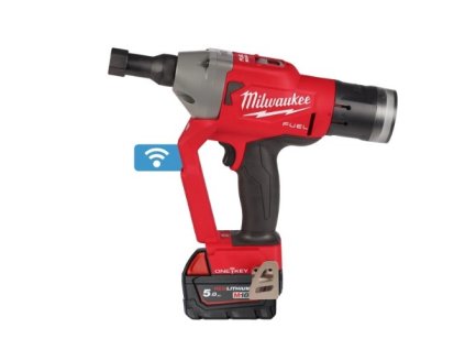 Milwaukee M18 FUEL™ nýtovací kleště Lockbolt s ONE-KEY™ M18 ONEFLT-502X (vč.aku a nabíj.)