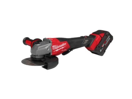 Milwaukee M18 FUEL™ vysoce výkonná 125mm bruska s brzdou a kolébovým spínačem M18 FHSAG125XPDB2-802X (vč.aku a nabíj.)