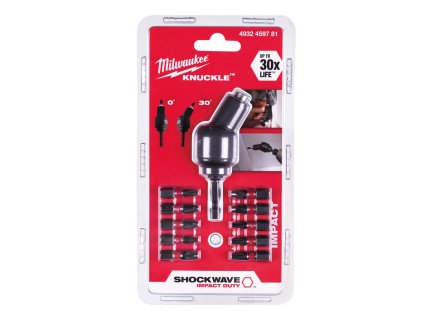 Screenshot 2025 12 16 at 12 14 41 Rázový nástavec ShockWave Knuckle s bity 1 4 Milwaukee 4932459781 Sada 11 dílů