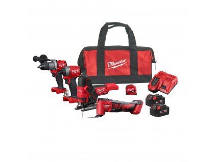 Milwaukee Set nářadí M18 FPP4F2-502B
