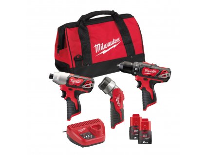 Milwaukee Set nářadí M12 BPP3A