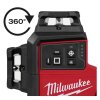 MILWAUKEE M12™ A3PLO-0C zelený laser s automatickým zarovnáním 360° ve 3 rovinách (bez aku. a nab.)