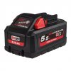 Milwaukee high output 5,5 baterie detail